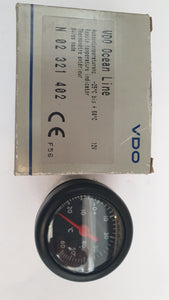 N 02 321 401 VDO Ocean Line temperatuurmeter -25 - +60 graden - 12V