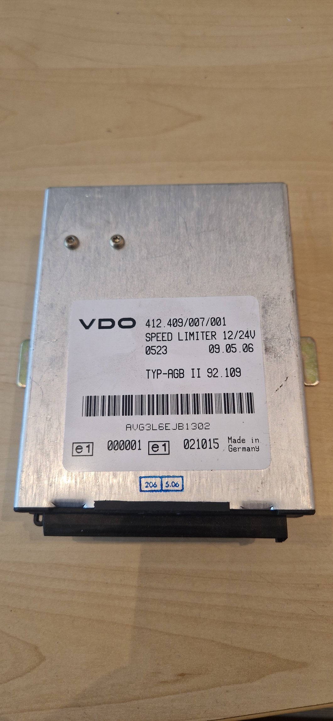 412.409/007/001 VDO Speed limiter 12/24V ECU