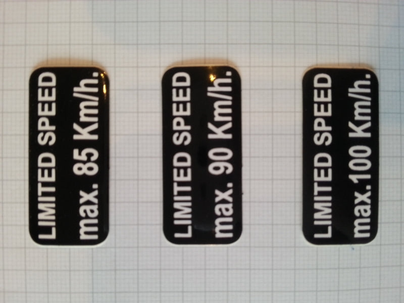 6649108992 Sticker snelheidsbegrenzer 90km/h (limited speed 90km/h ...