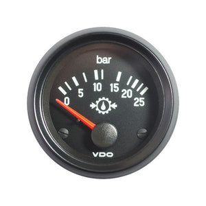 350-471-008-045 VDO Cockpit International Gear oil pressure 25Bar 52mm 24V