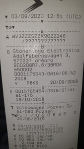 Stoneridge SE5000 VW Crafter