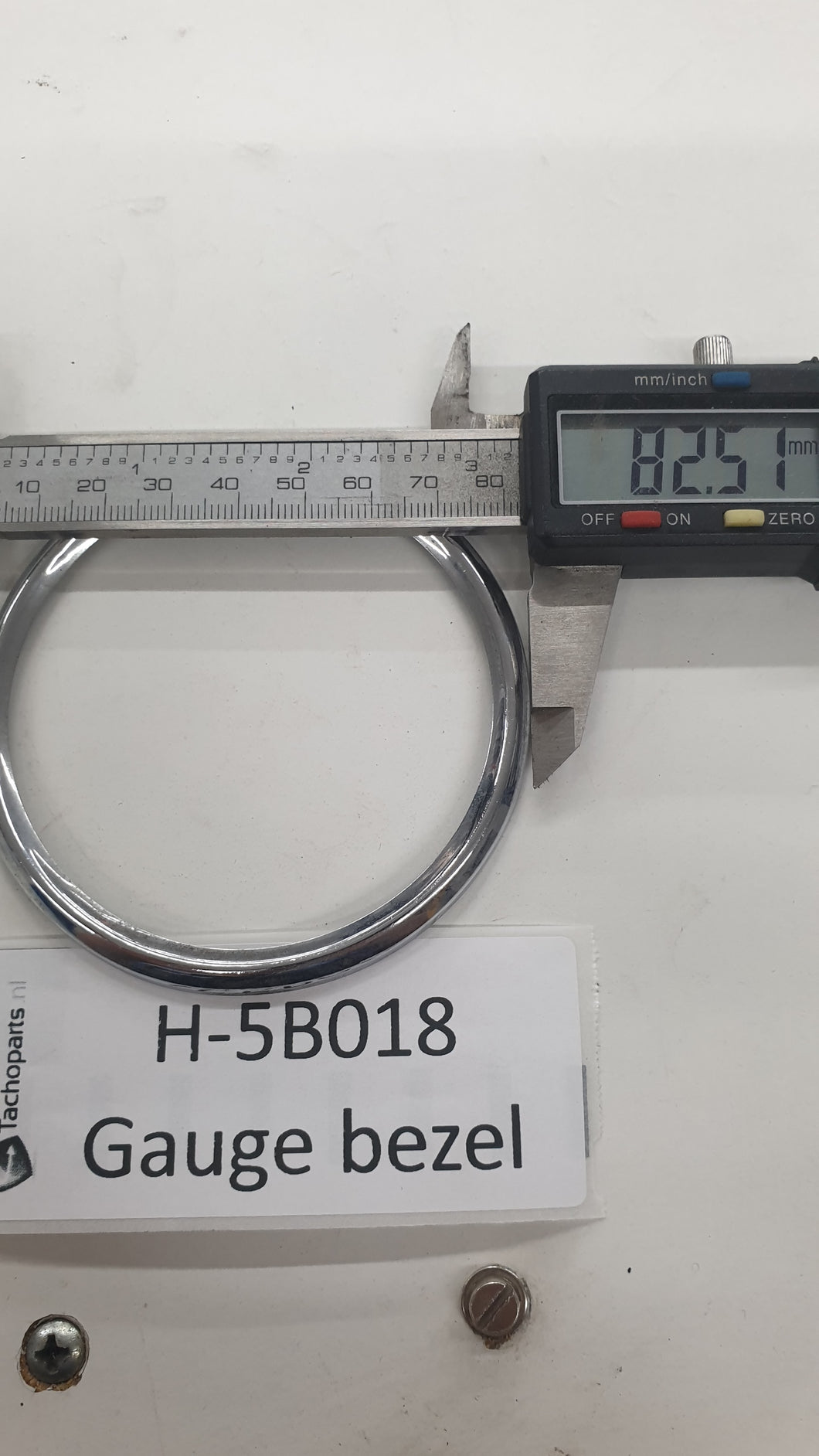 H-5B018 gauge bezel