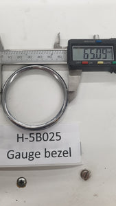 H-5B025 gauge bezel